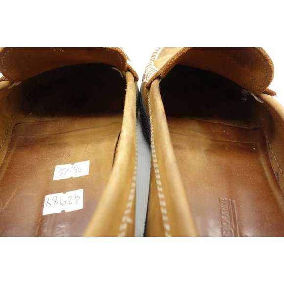Dooney & Burke Brown Leather Moc Toe Penny Loafer Driving Shoes Men\'s 9.5 main image 8